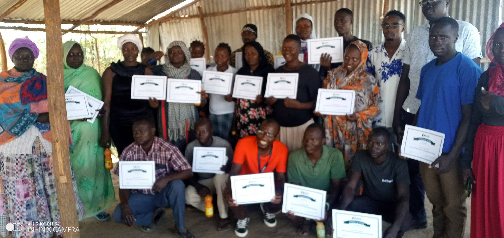 Street Business Management graduates with certificates